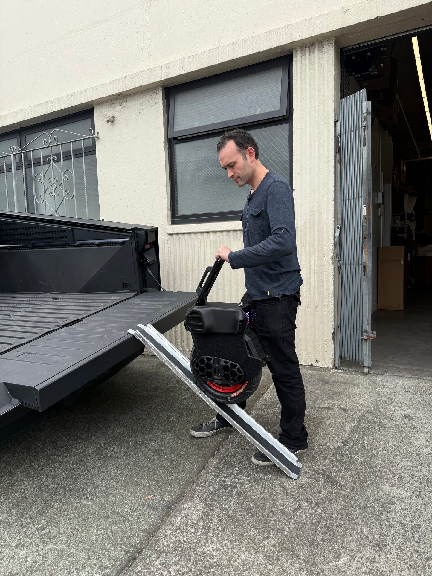 Extendable Ramp for Loading Bikes, Scooters, and Unicycles