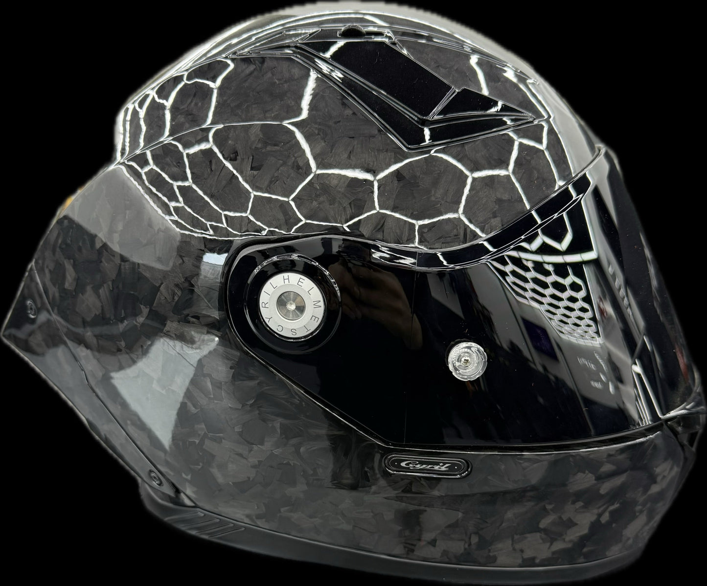 Cyril forged carbon helmet