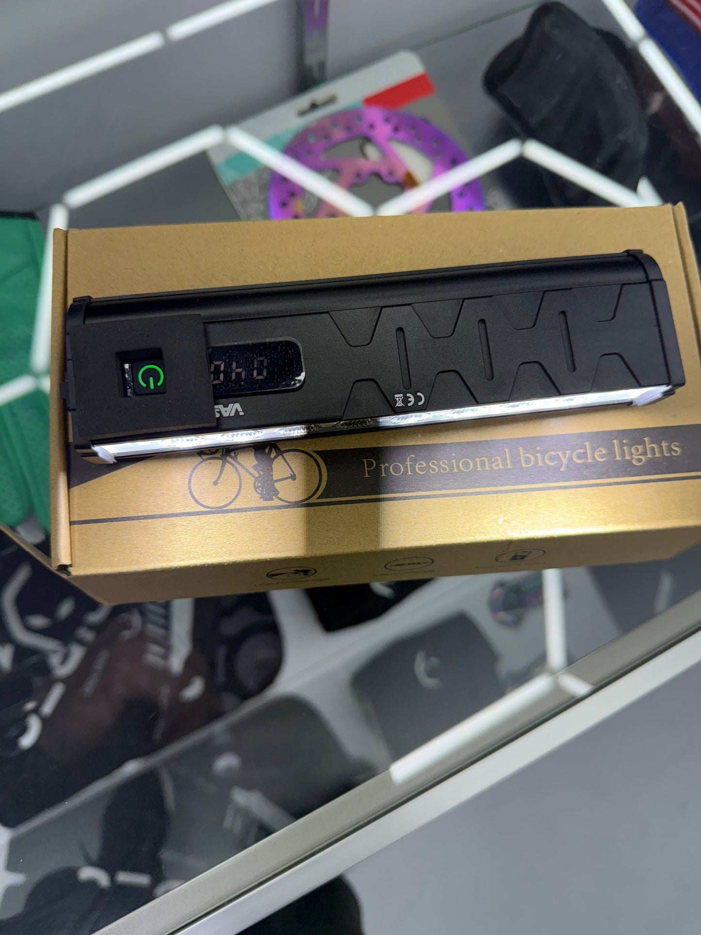 17-LED Light Bar 10,000mAh Rechargeable Headlight for EUC, Scooters & More
