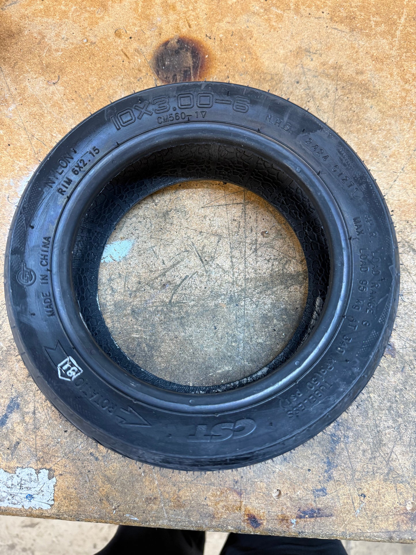 10x3.00-6 cst tire for Vsett,kaabo,