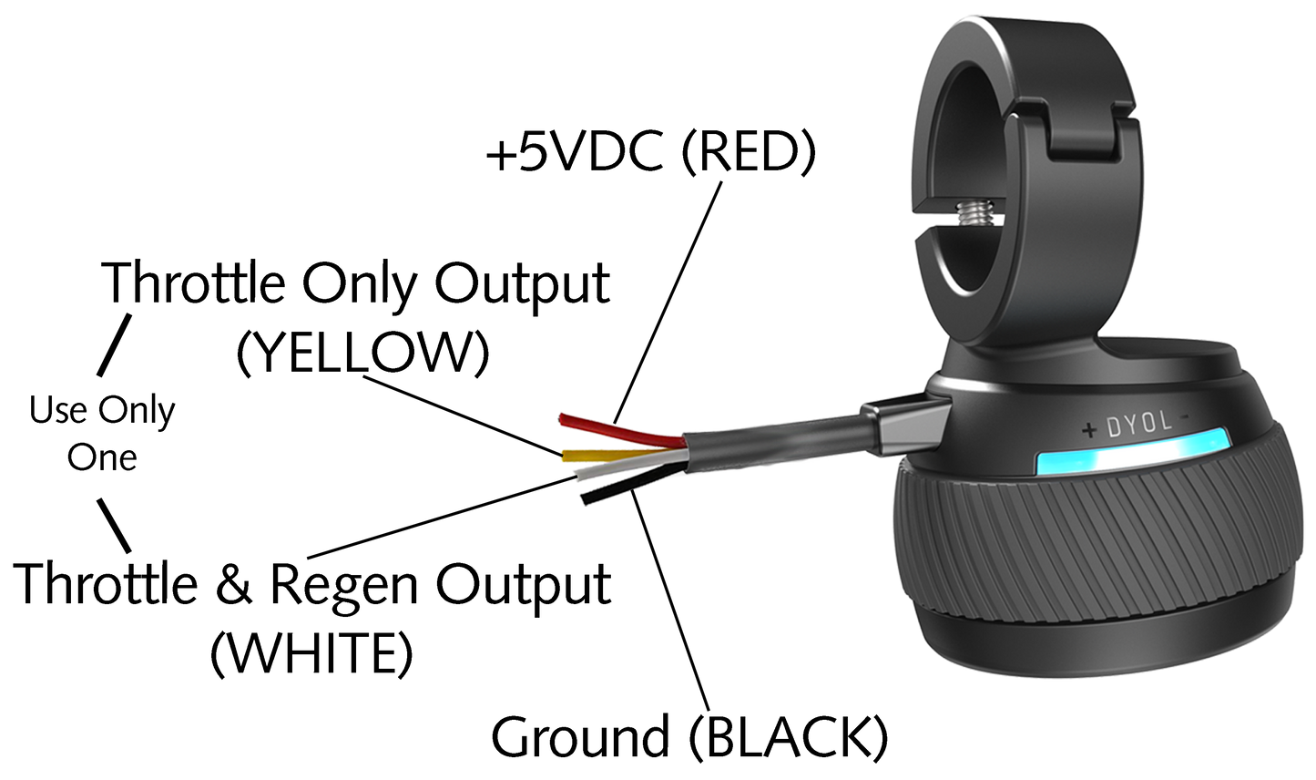 Dyol Universal Thumb Throttle