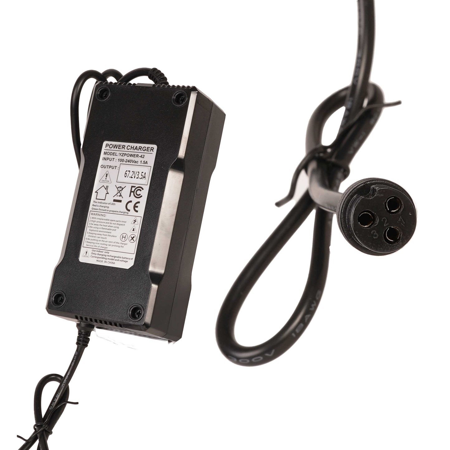 72v 84v Max 2 amp GX16-3 Charger