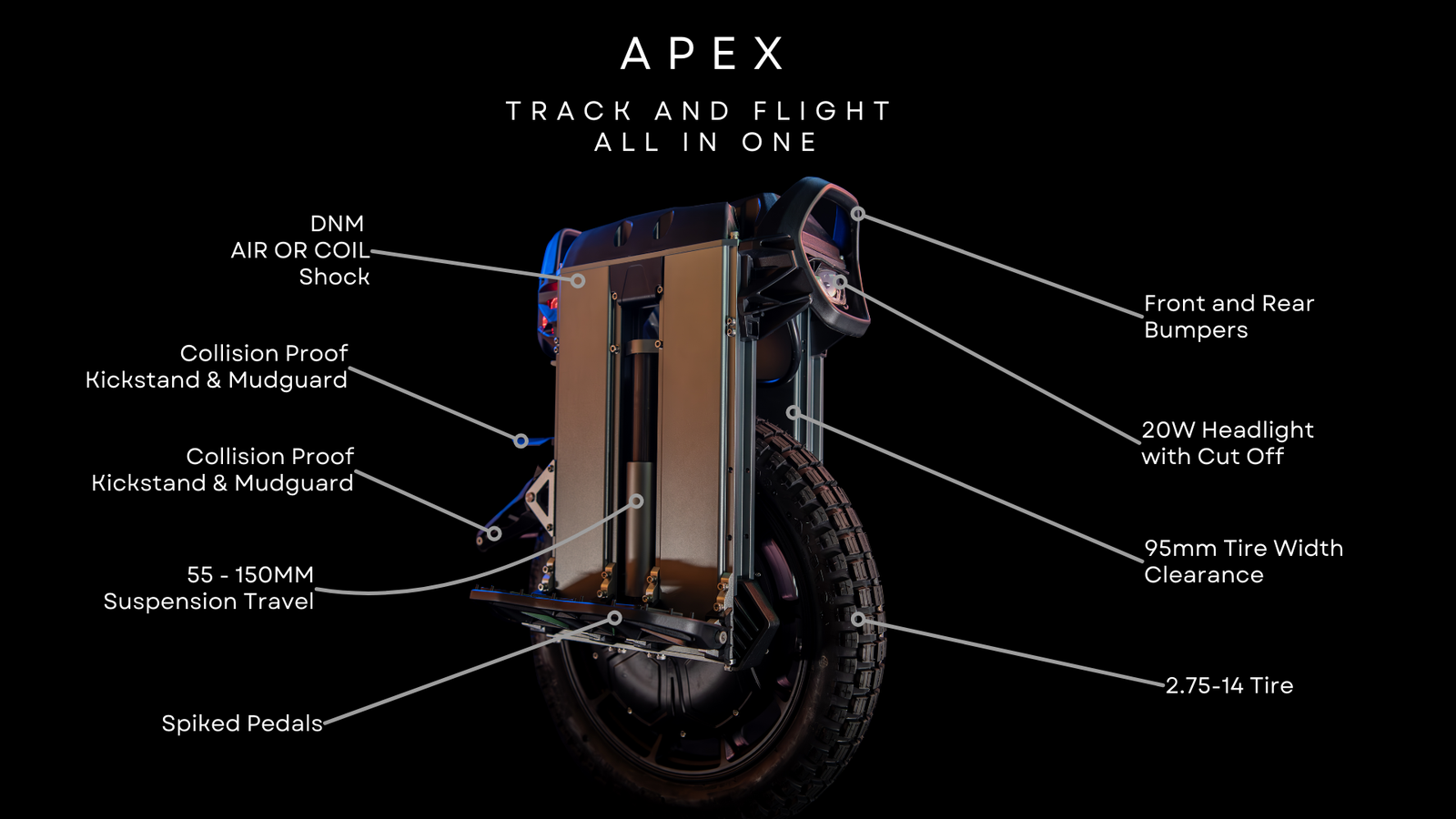 Nosfet Apex Electric Unicycle