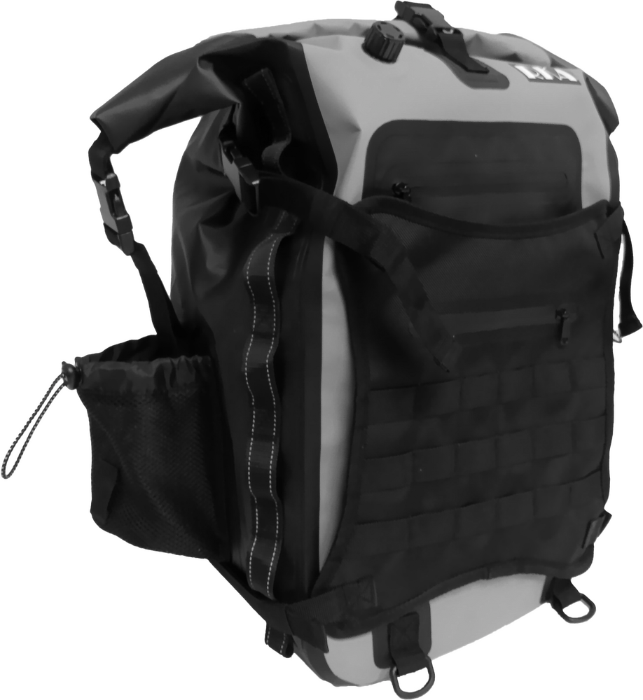 RUGGED MOTORCYCLE BACKPACK 30L BLACK/GRAY