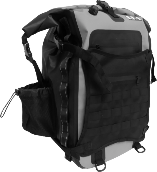 RUGGED MOTORCYCLE BACKPACK 30L BLACK/GRAY