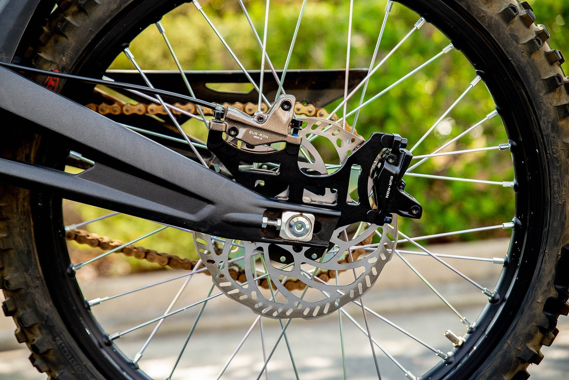 Dual Rear Caliper Bracket Compatbible With Surron