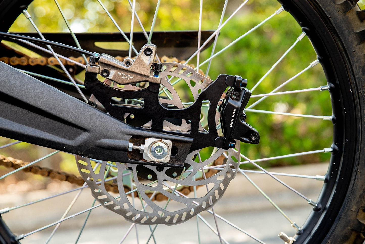 Dual Rear Caliper Bracket Compatbible With Surron