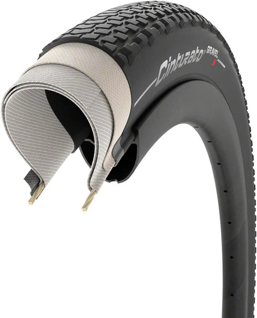 Pirelli Cinturato Gravel H Bike Tire, TLR, Black - 700x40C