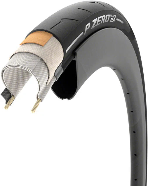 Pirelli P Zero Race Bike Tire, TLR, Black - 700x28C
