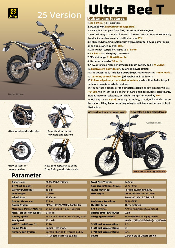 Surron Ultra Bee 21kw Electric Dirt Bike