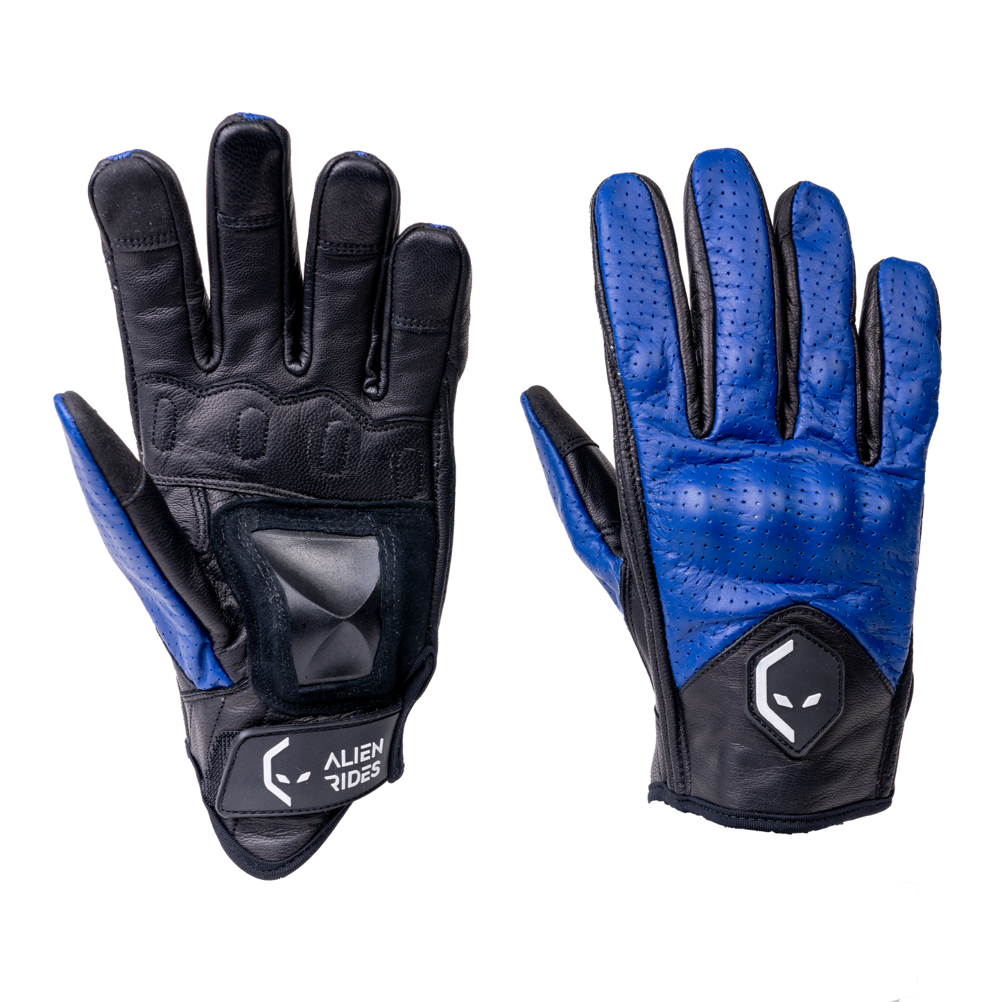 Alien Rides Kevlar Leather Gloves with Crash Protection
