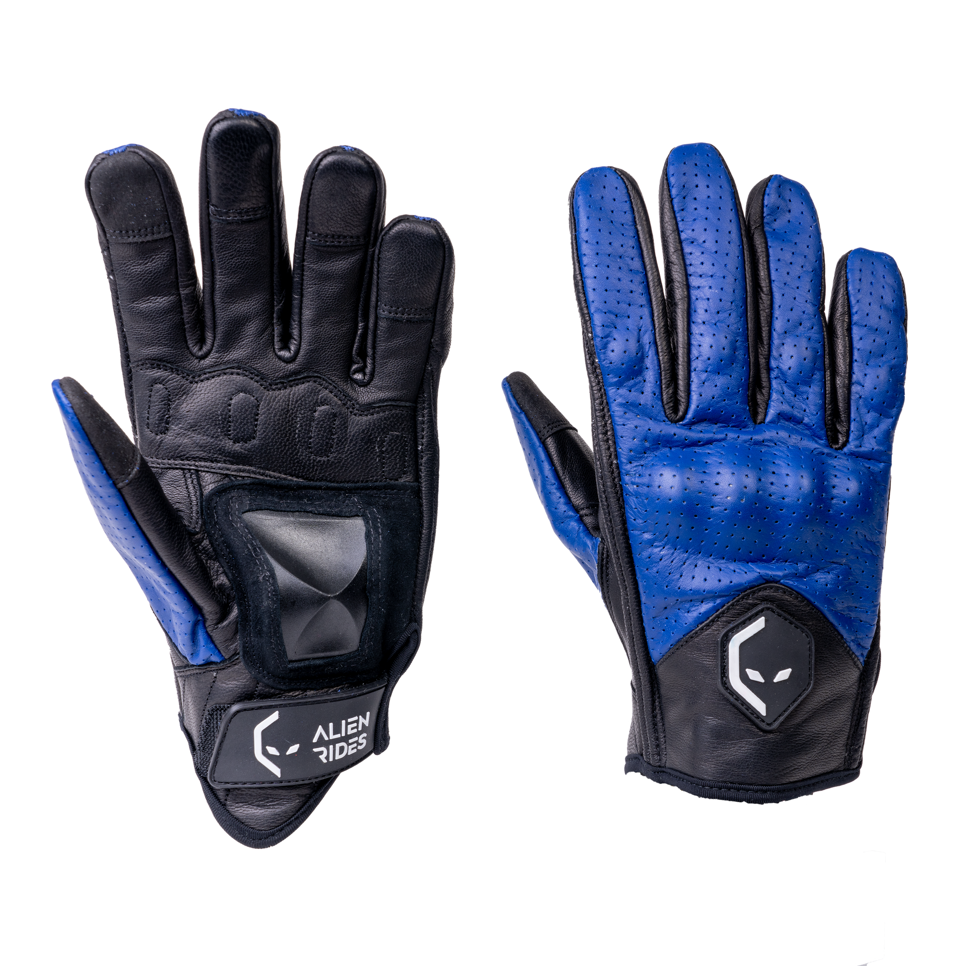 Alien Rides Kevlar Leather Gloves with Crash Protection