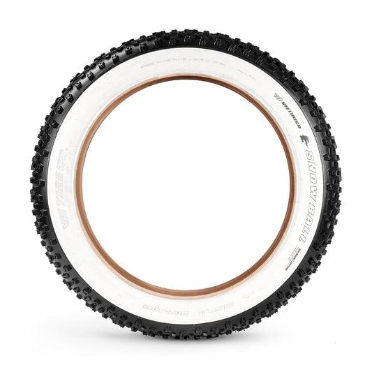 RAEV 20x4 Vee Tire Snowball Fat Bike Tire White
