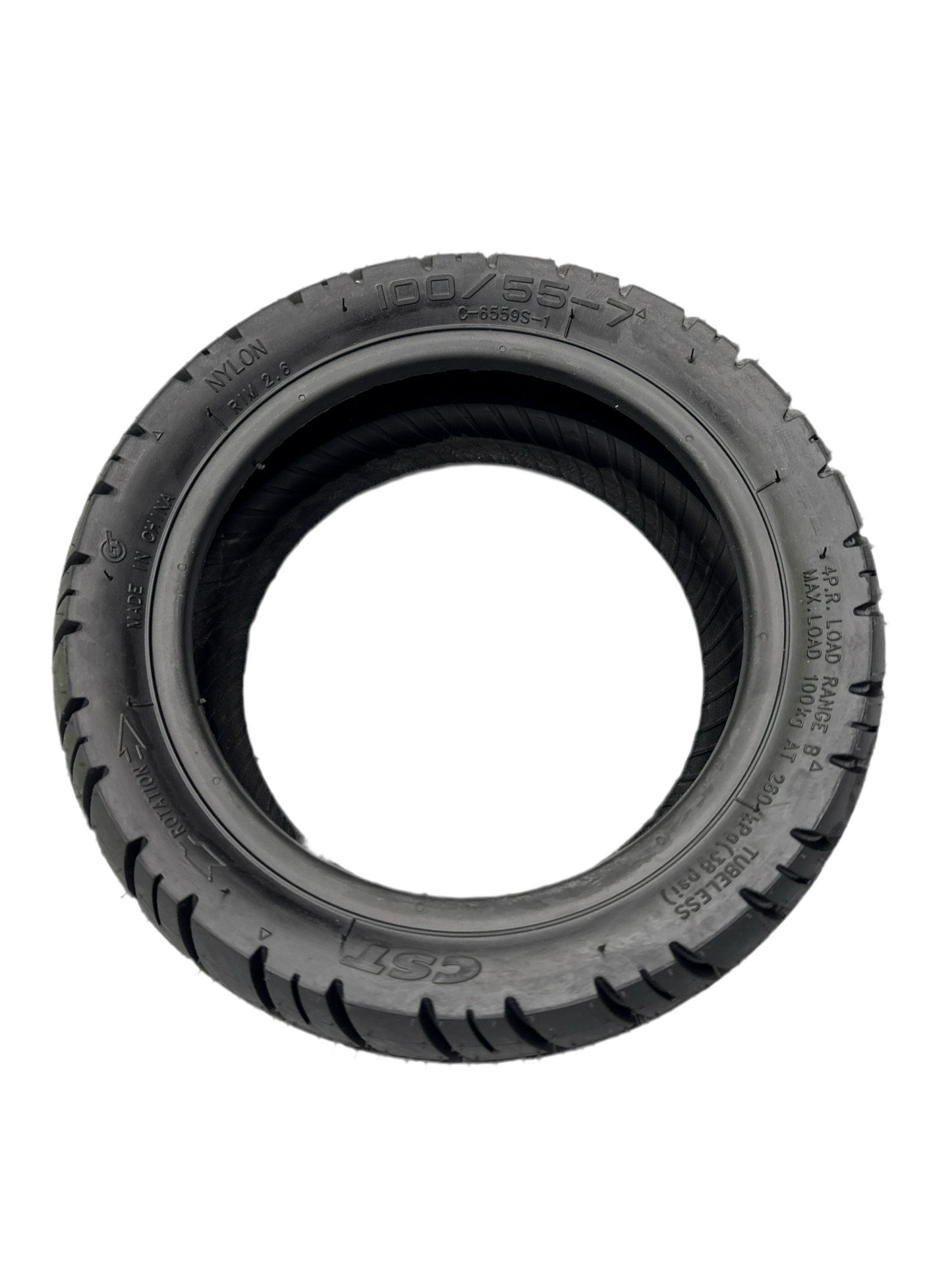 100/55-7 (11x5) Tire With Glue