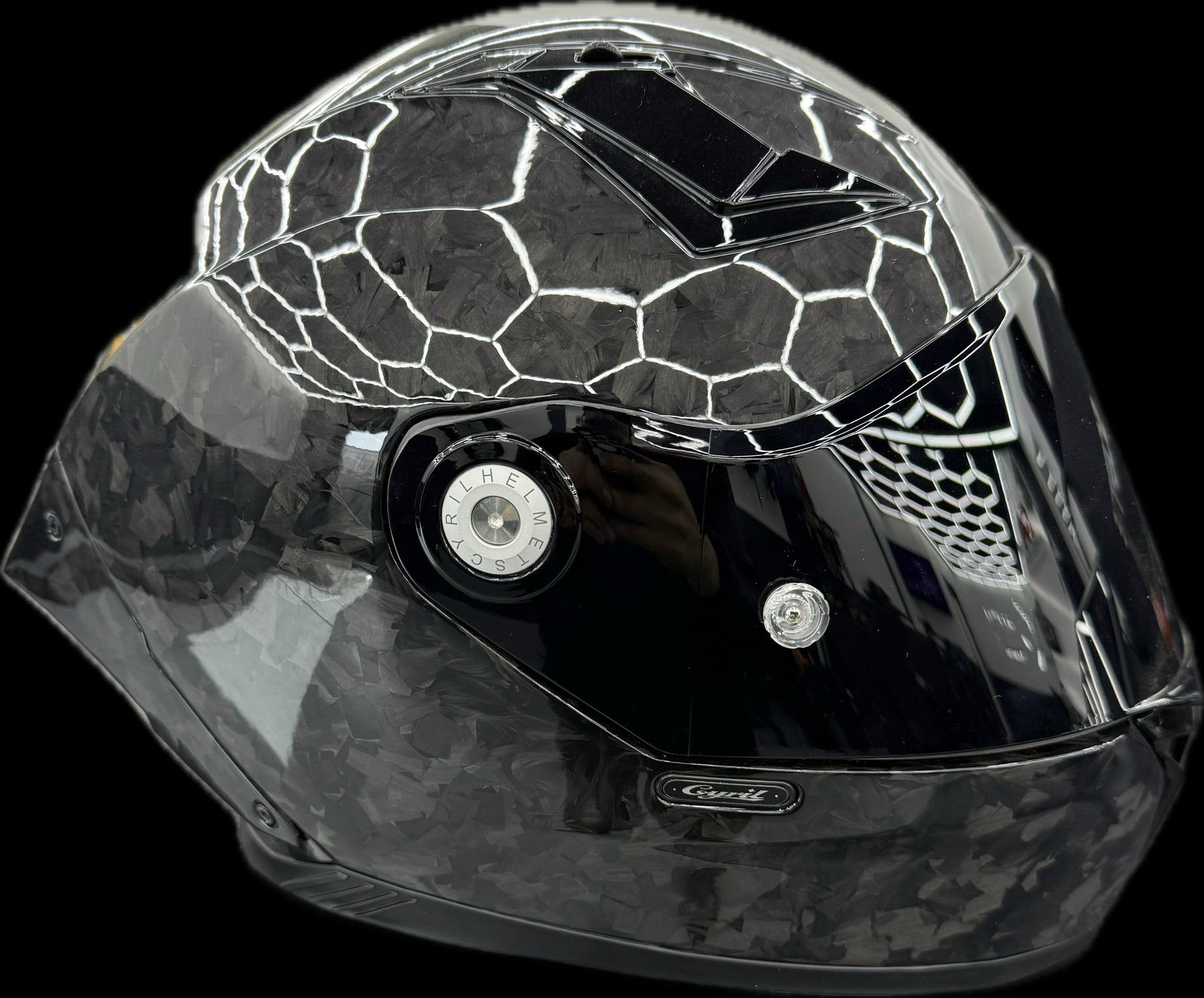 Cyril forged carbon helmet