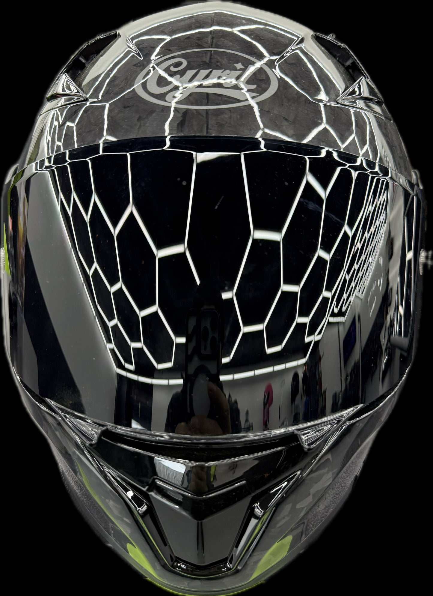 Cyril forged carbon helmet