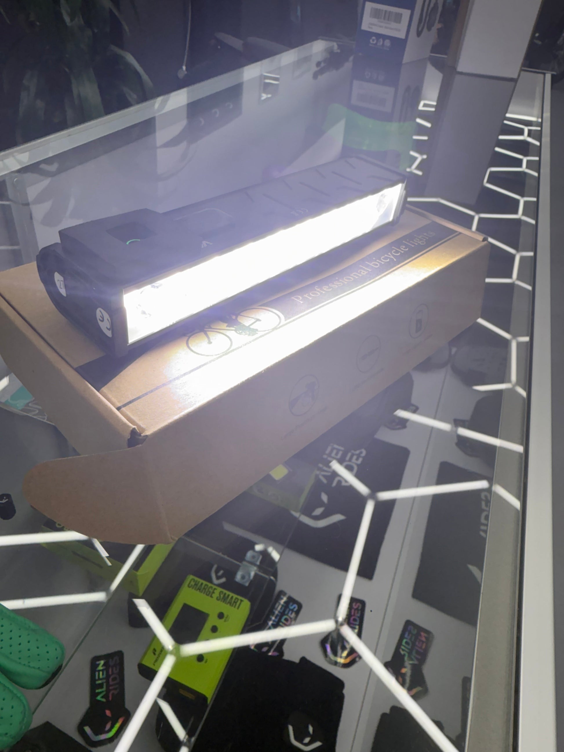17-LED Light Bar 10,000mAh Rechargeable Headlight for EUC, Scooters & More
