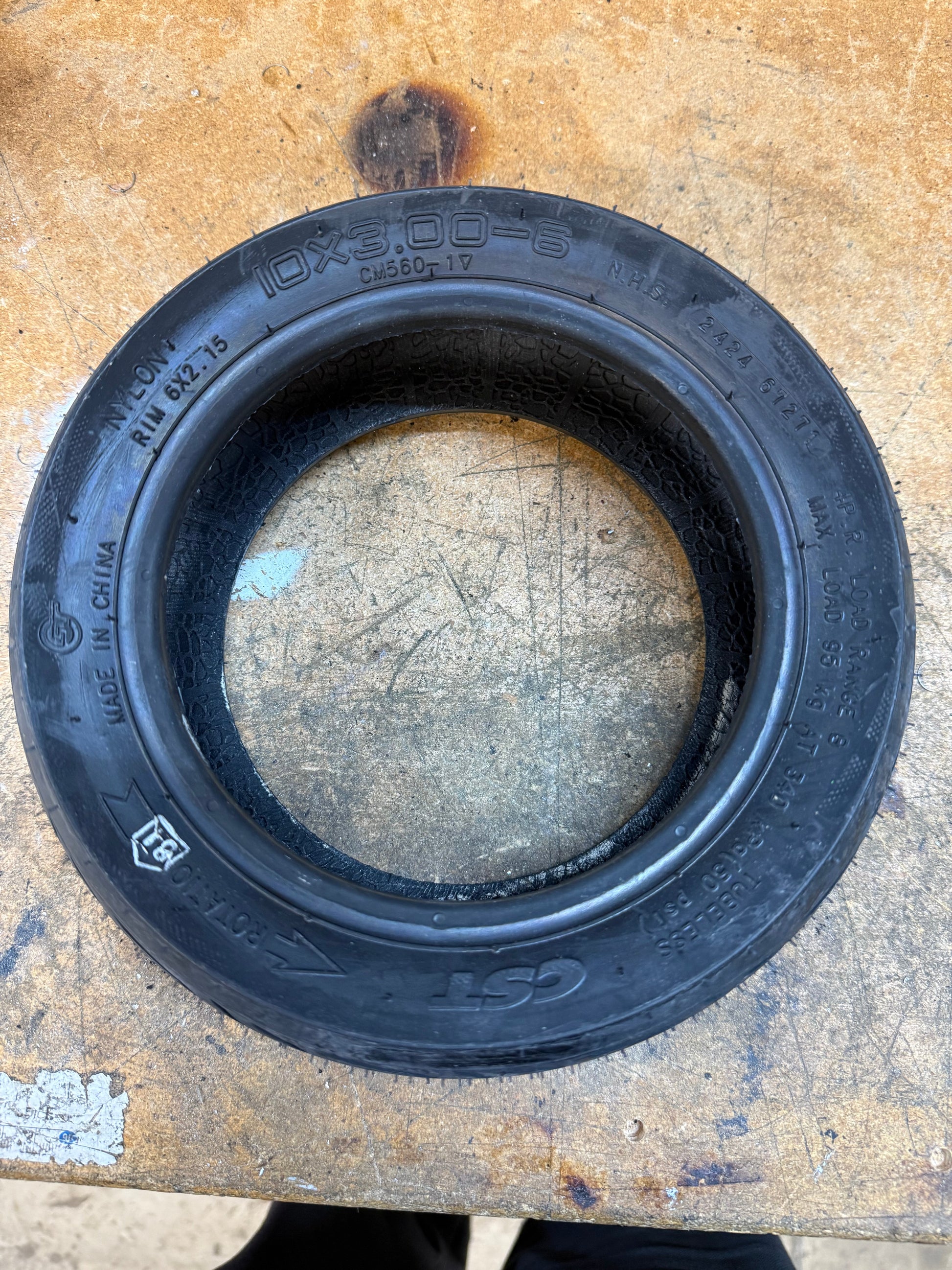 10x3.00-6 cst tire for Vsett,kaabo,