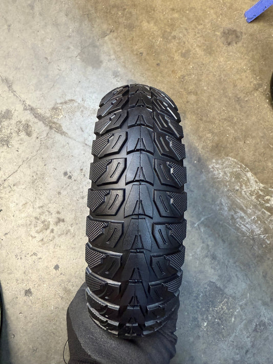 9.5x2.5 Off-Road Solid Scooter Tire for NIU KQi3 Pro/Max Electric Scooter, Puncture-Free, Anti-Skid, Shockproof