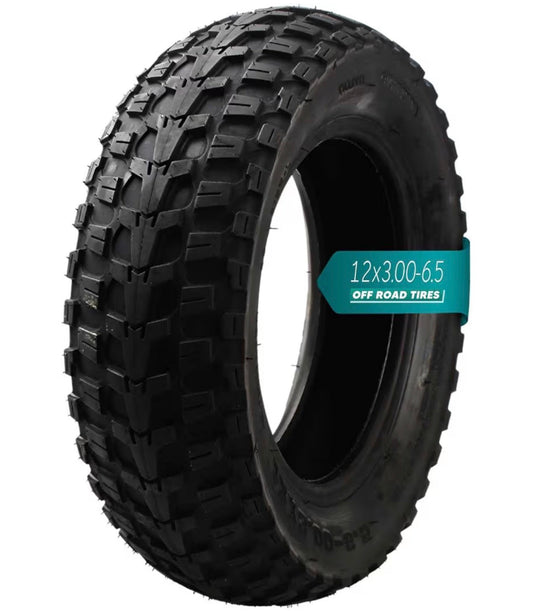 12” x 3.00-6.5 off-road tubeless tire