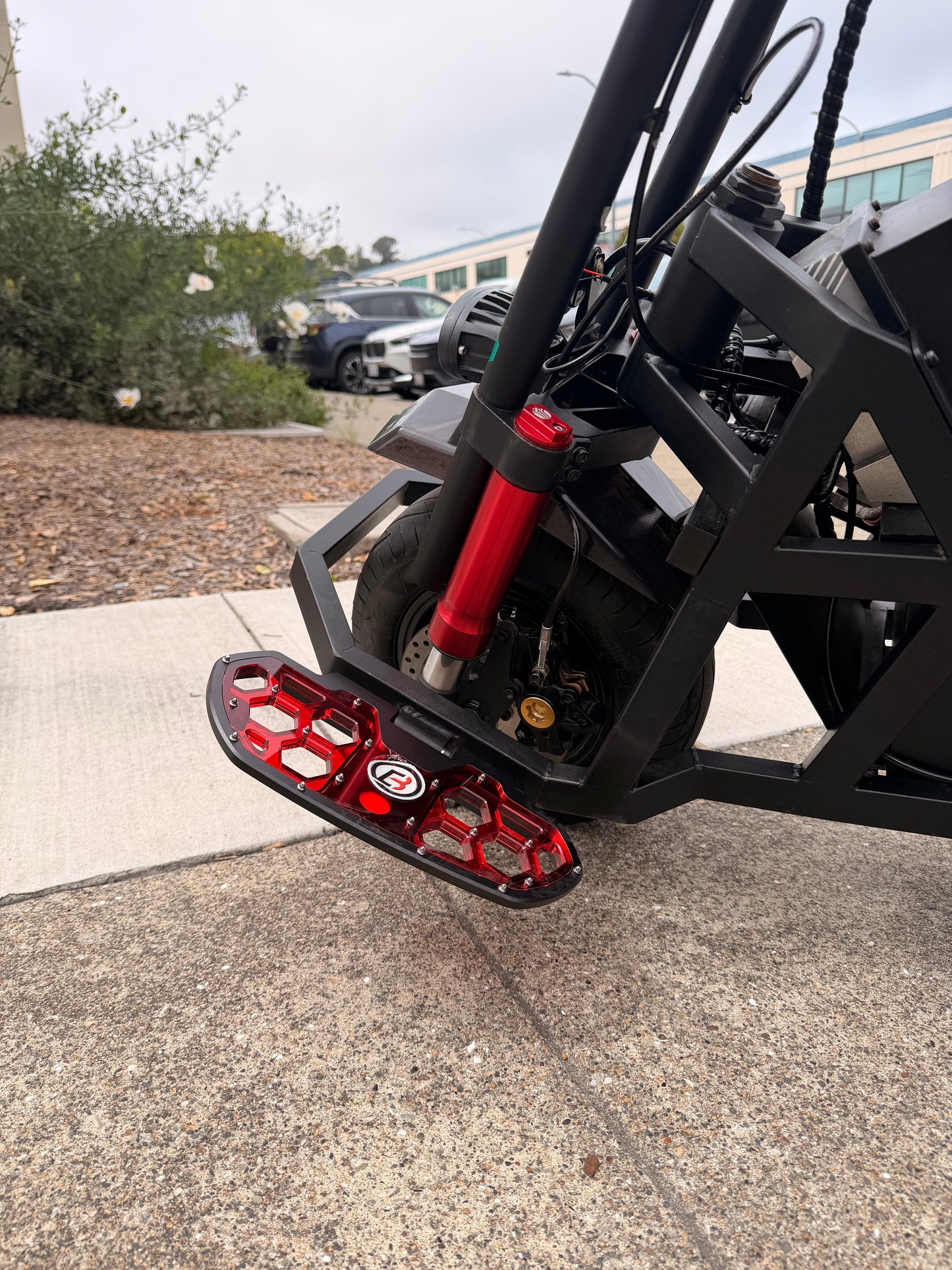 EXTREME BULL K6 Bull ACRYLIC CNC PEDAL “Red”