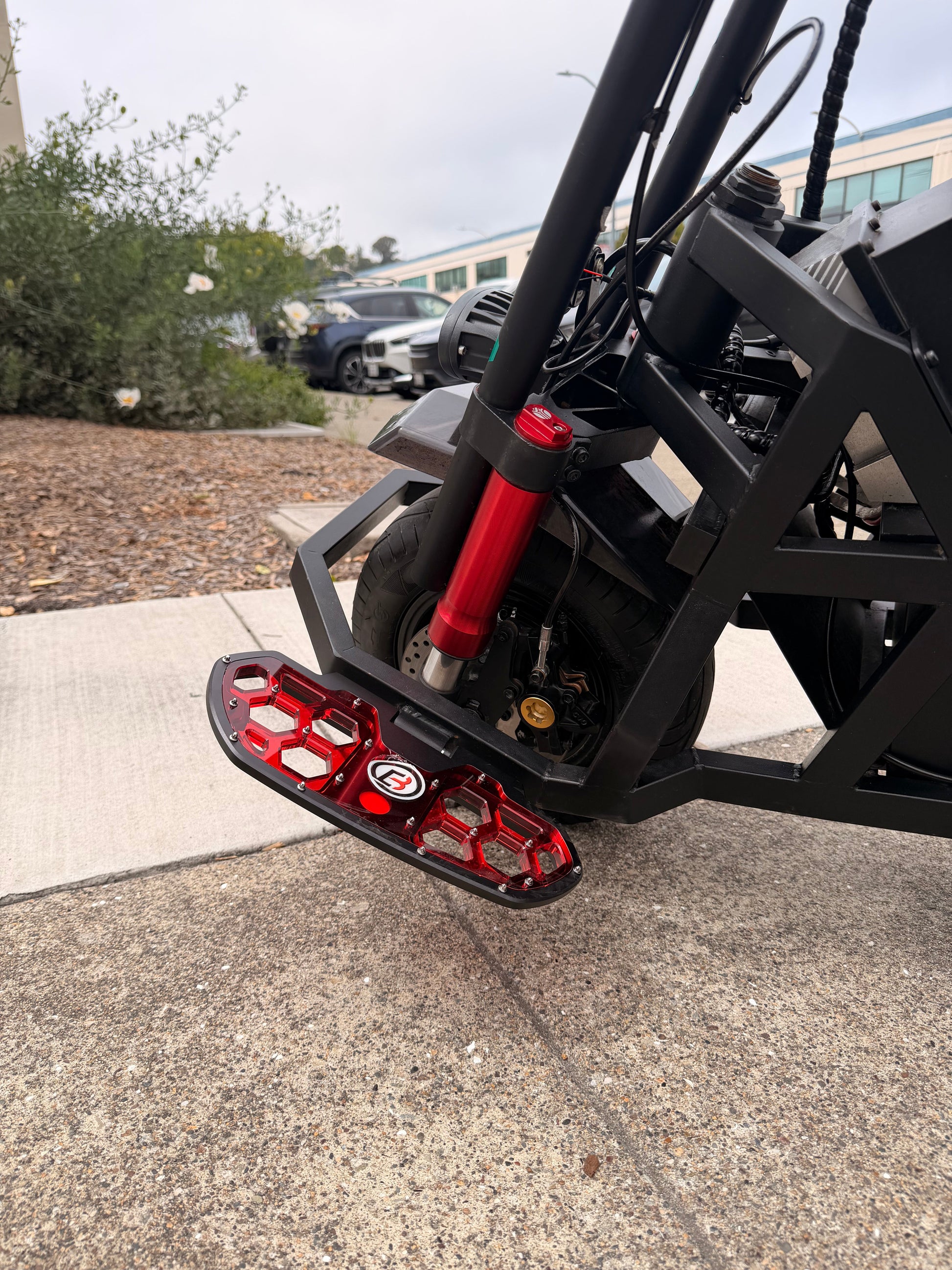 EXTREME BULL K6 Bull ACRYLIC CNC PEDAL “Red”