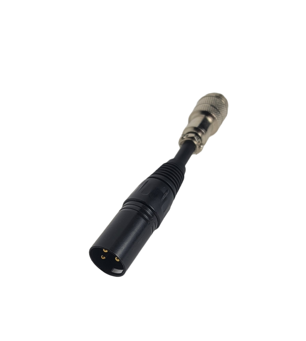 GX16-3 Male to XLR Male Adapter