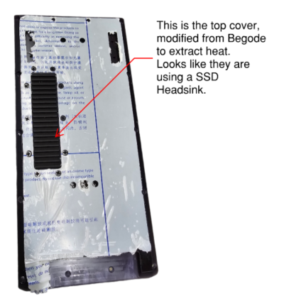 MTEN5 Upgraded Top Cover with Heat Sink