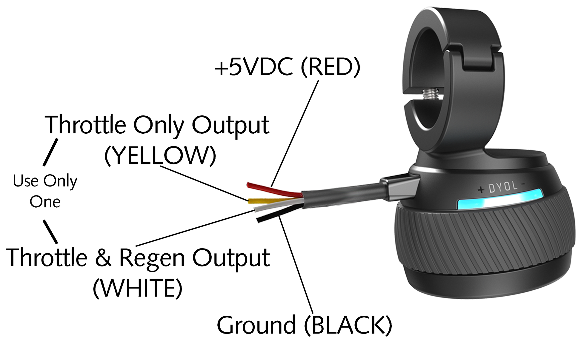 Dyol Universal Thumb Throttle