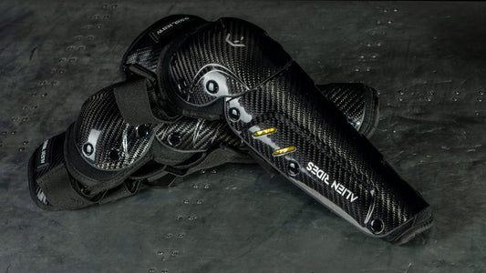 Alien Rides Carbon Fiber Protective Elbow and Knee Pads