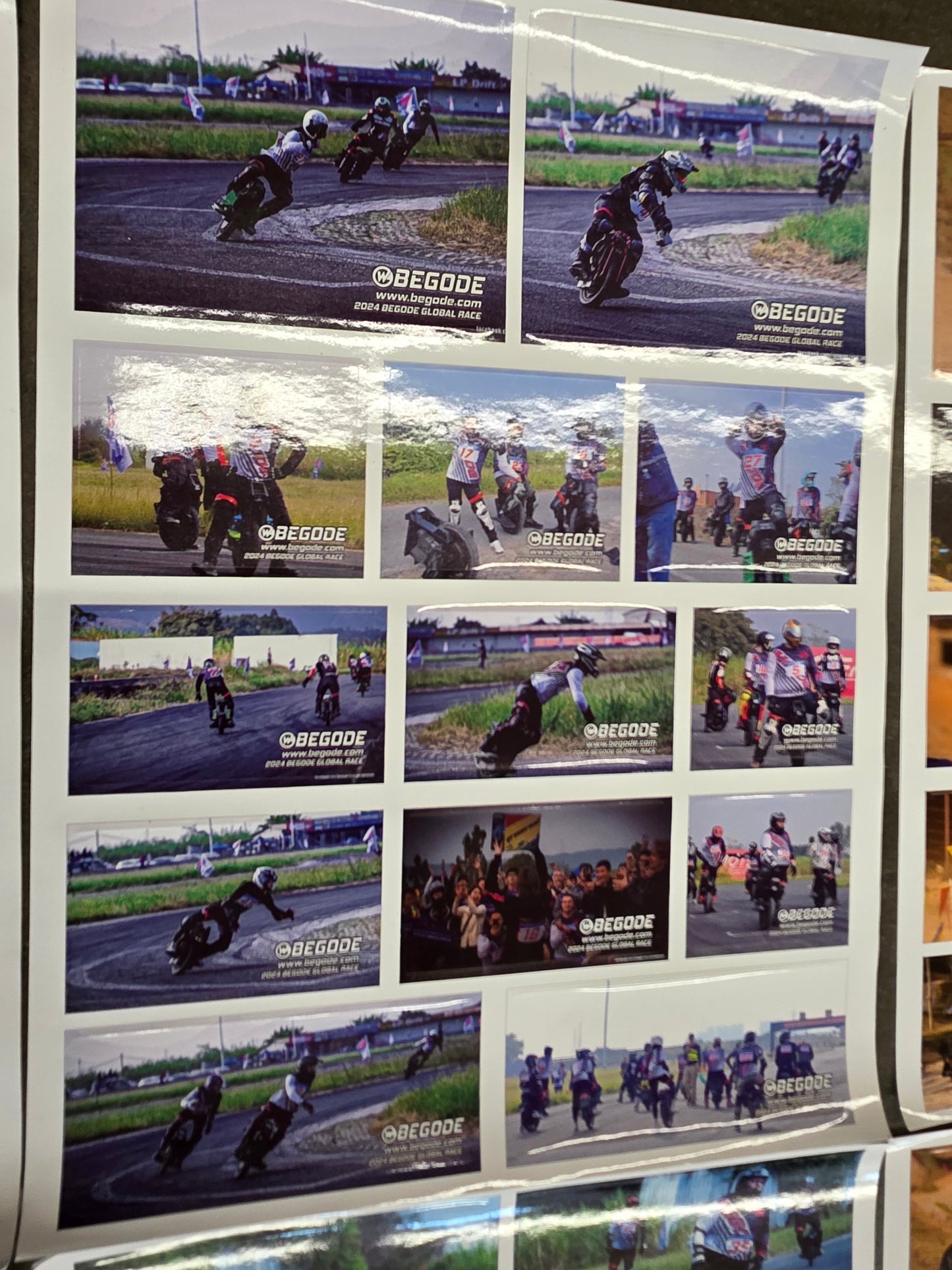 Begode Global Race Calendar and Sticker Photos