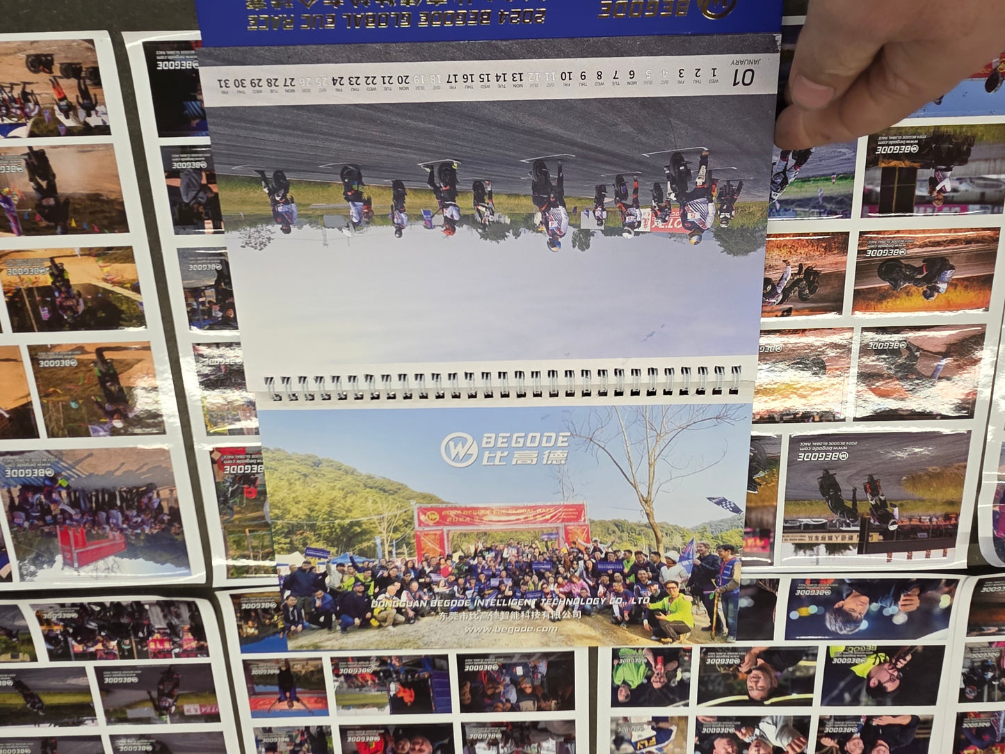 Begode Global Race Calendar and Sticker Photos
