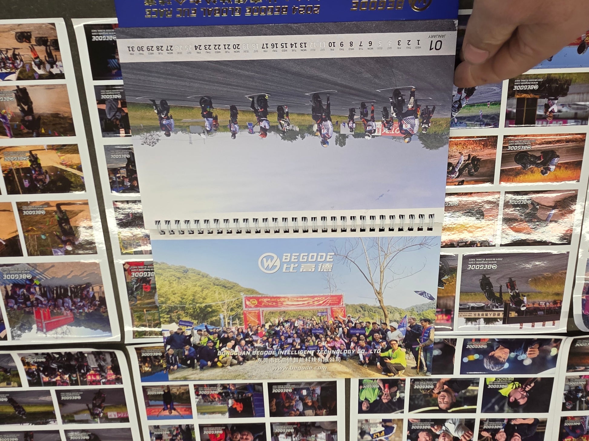 Begode Global Race Calendar and Sticker Photos