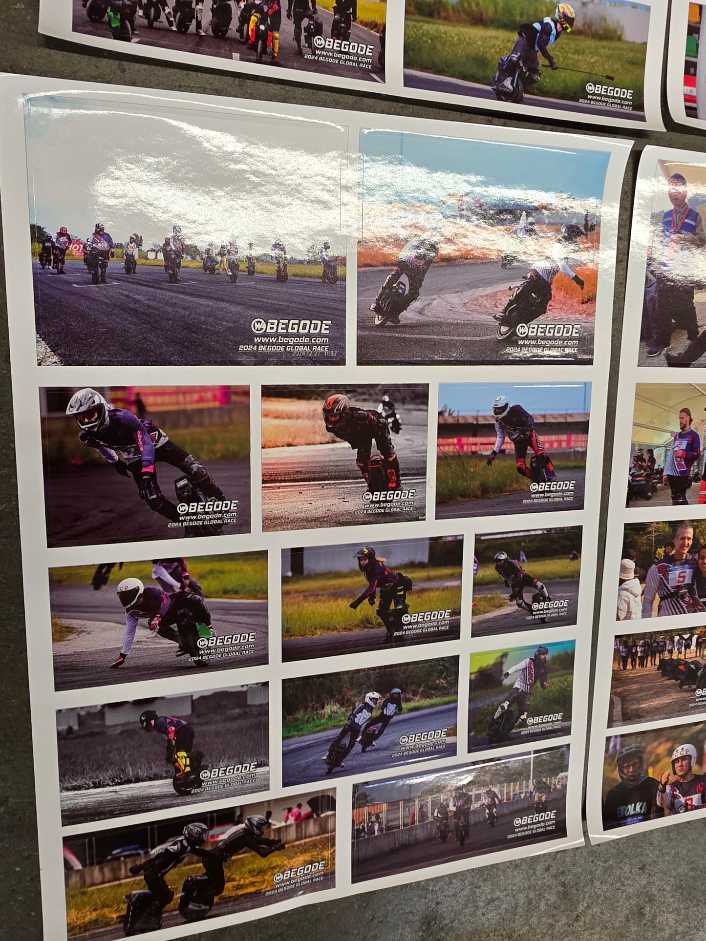 Begode Global Race Calendar and Sticker Photos