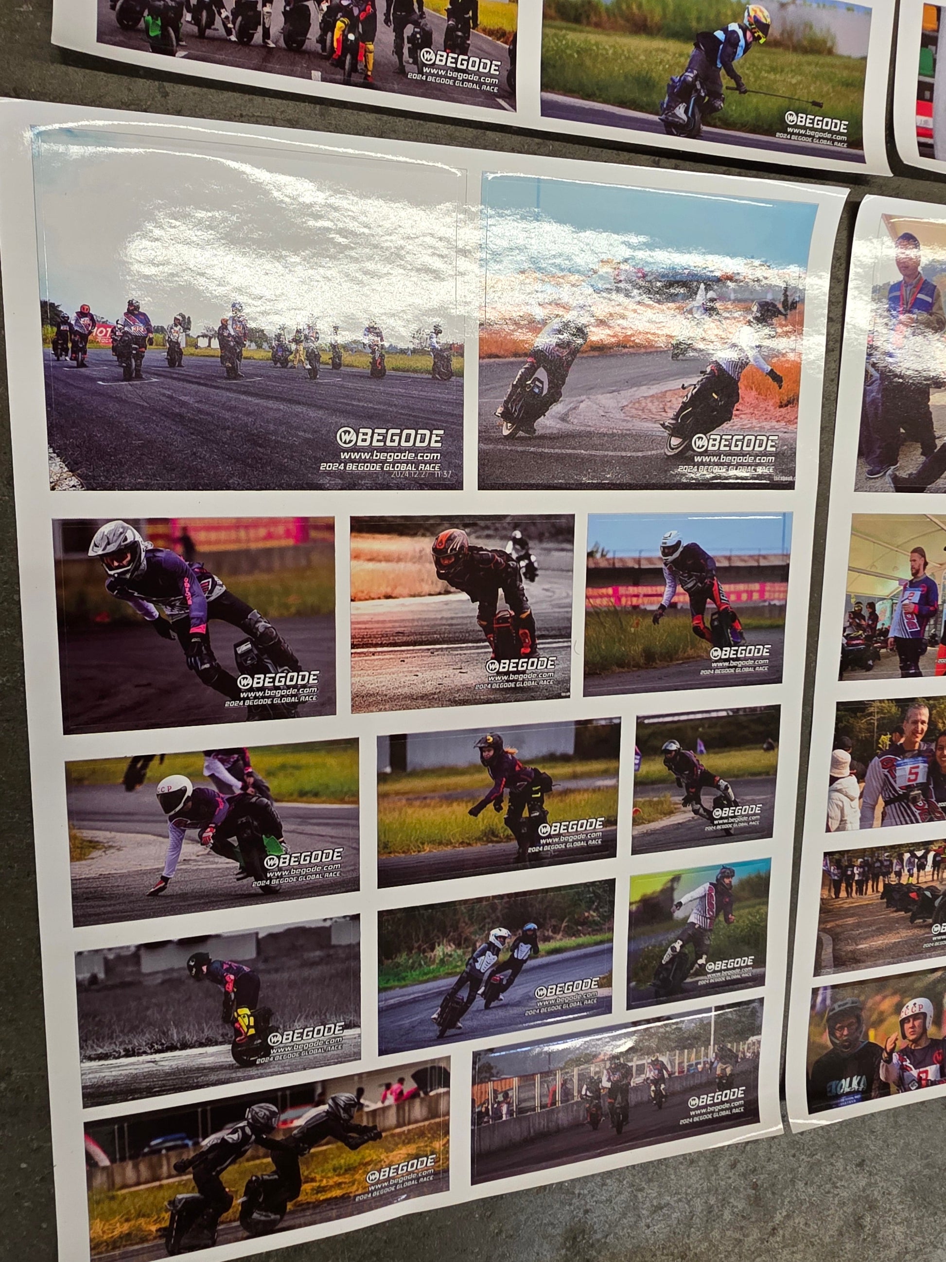 Begode Global Race Calendar and Sticker Photos