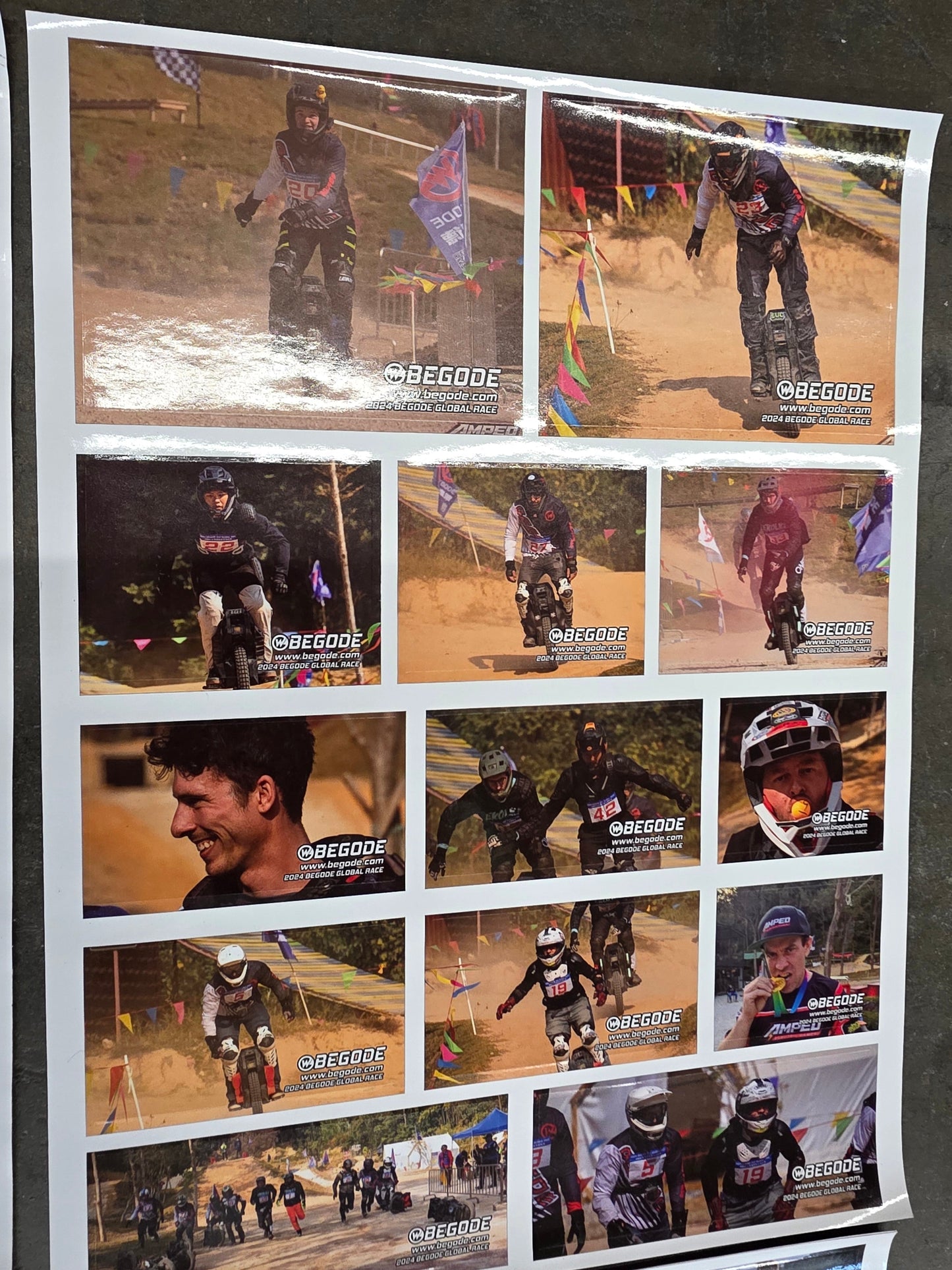 Begode Global Race Calendar and Sticker Photos